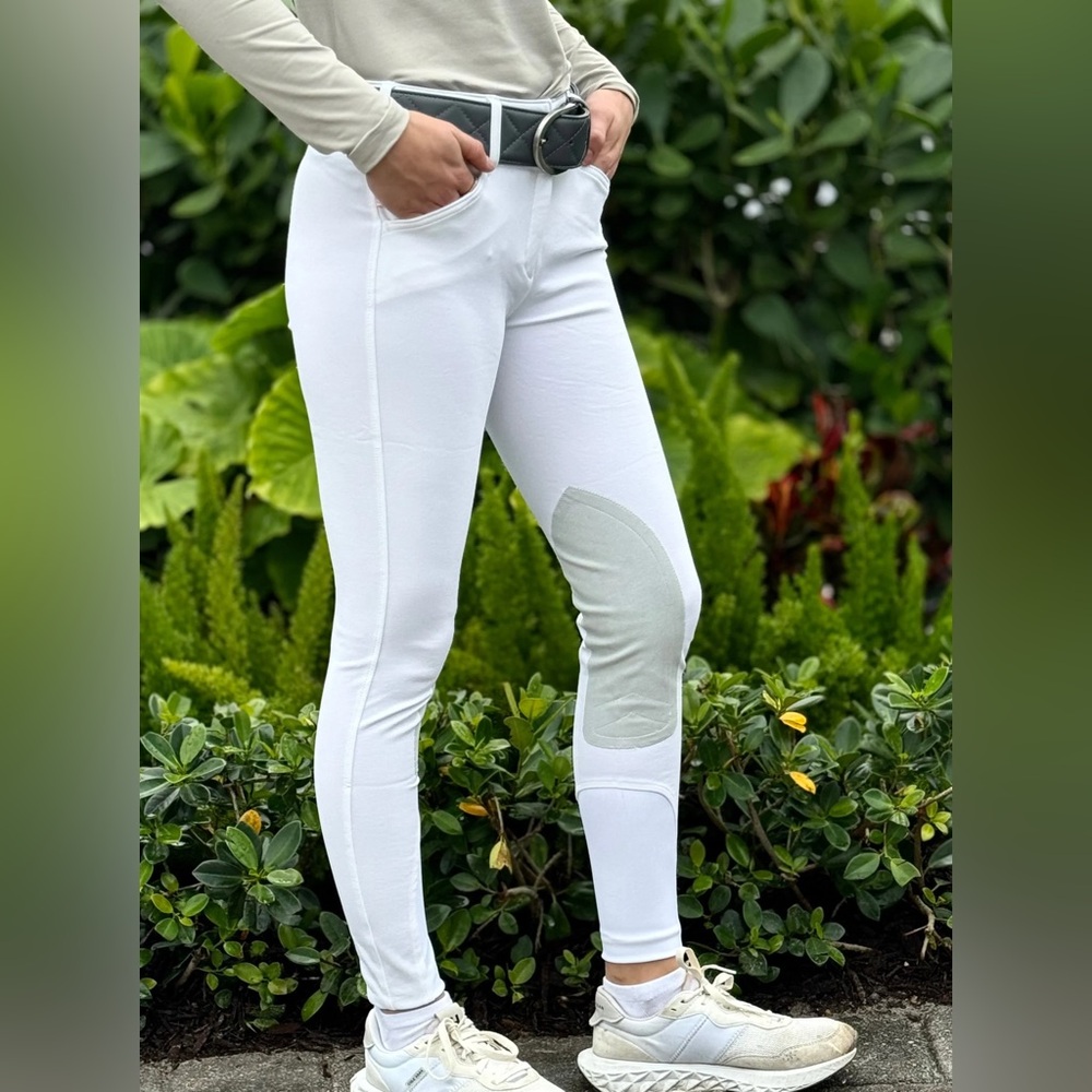 Tailored Sportsman Boot Sock White Show Riding Breeches English Equestrian